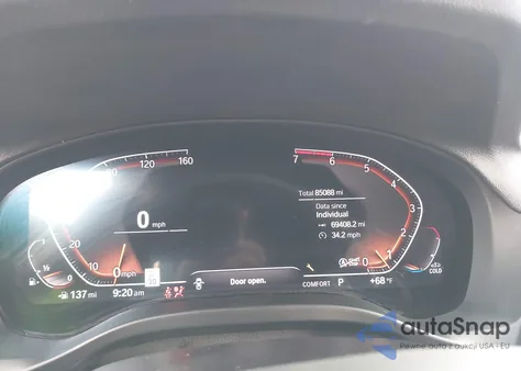 2020 BMW X3 xDrive30I z USA, uszkodzony, nr VIN 5UXTY5C02L9D37026